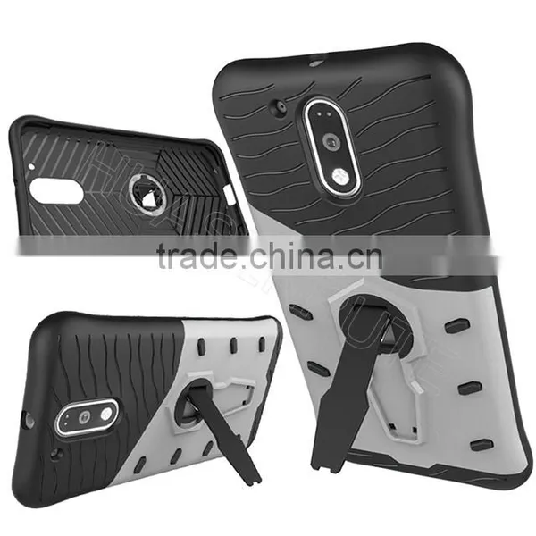 Popular Shock Resistant Armour Case With Stand For Motorola G4&G4 Plus photo-5