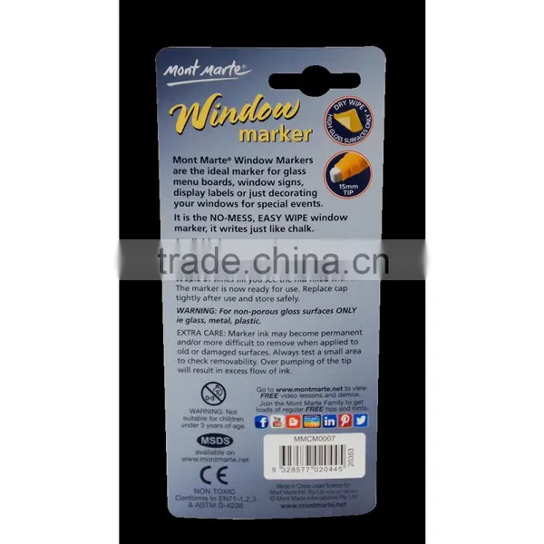 Mont Marte Window Marker 28g - Blue photo-2