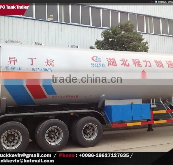 3 Axles 50m3 LPG Gas Tank Trailer photo-2