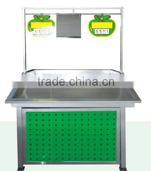 TOP Selling Supermarket Metal Vegetable and Fruit Display Shelf photo-3