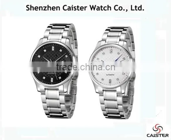 2014 New Fashion Mens Watches Senior Automatic Watch Stainless Steel Smart Valentine Gift Watch photo-6