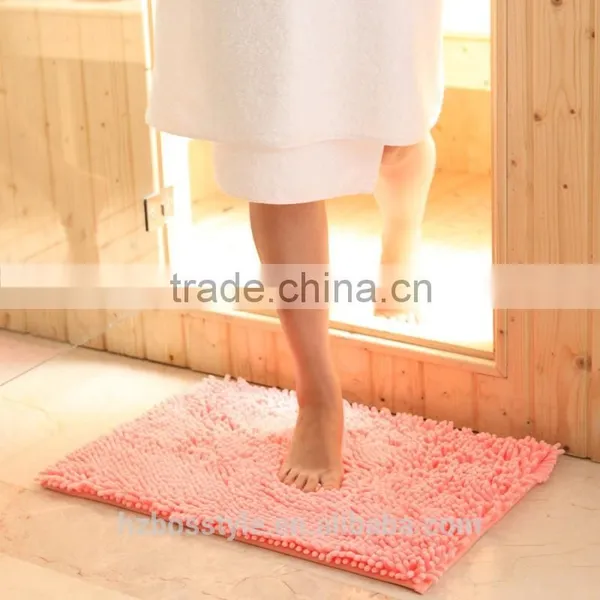 Customized & Wholesale White Shag Rug for Bathroom photo-3
