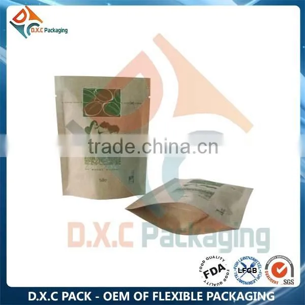 Custom Printed Food Grade Paper Kraft Bag photo-4