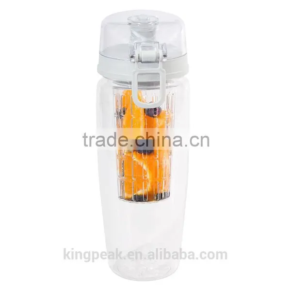 2015 Best Seling Plastic Tea Infuser Water Bottle Leak Proof Sport Flip-top Tritan Fruit Infuser Water Bottle/Shaker Bottle photo-6