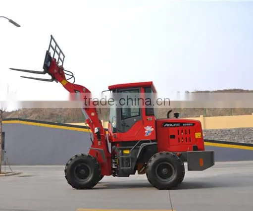 Articulated Compact China Small Wheel Loader With Pallet Fork