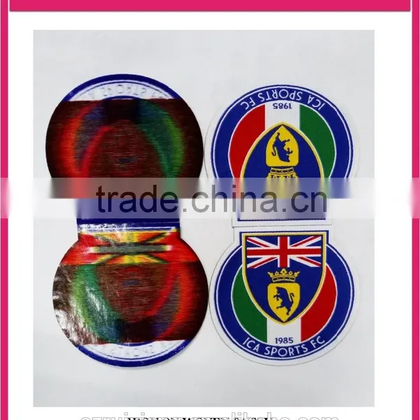 2015 High Density Quality Polyester Woven Iron on Patch photo-2