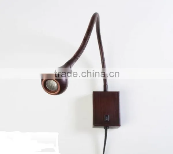 Flexible Gooseneck Sconce Wall Mounted LED Light Bronze Finish photo-3