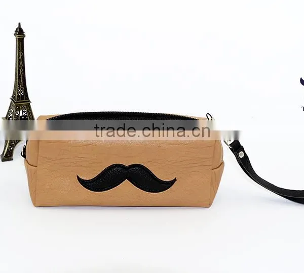 China Supplier PU Leather Purse Clutch Bag Handle Leather Bag photo-2