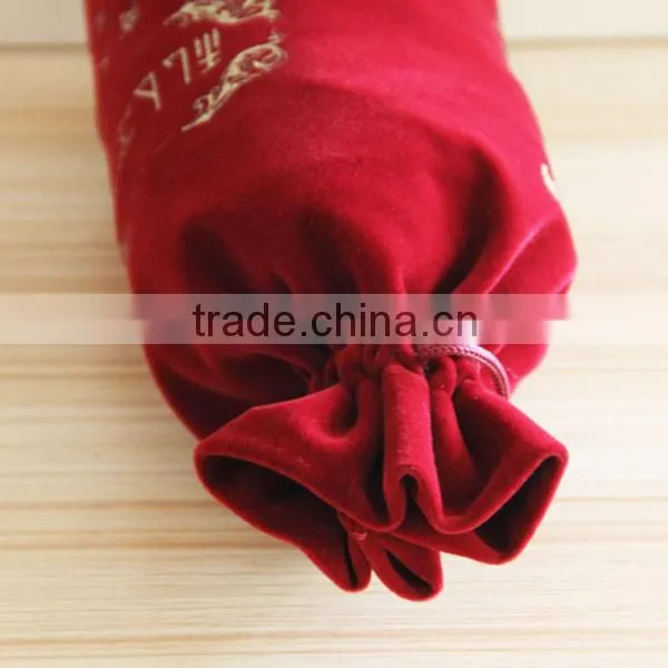 Christmas Wedding Gift Bag Jewelry Velour Pouch,wine Gift Bag Velvet photo-3