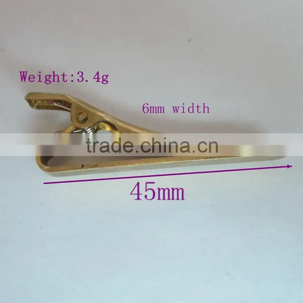 Design Best Decoration Brass Tie Clip For Men's Tie With High Quality Cheap Price From China photo-2