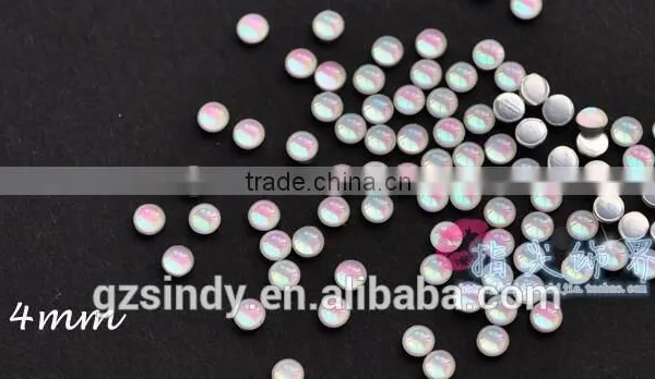 Korean Style Flat Back Glass Resin Stone Opal Decorative Stones ZX:SZ574 photo-6