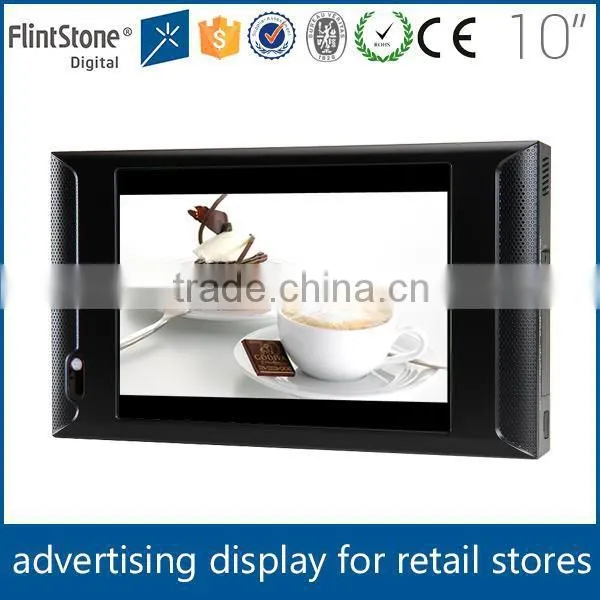 FlintStone 10 Inch Digital Photo Frame, LCD Digital Photo Frame, LCD Digital Advertising Photo Frame
