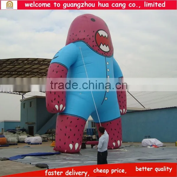 Giant Purple Cartoon Characters, Inflatable Cartoon Freak, Inflatable Monstor Cartoon photo-2