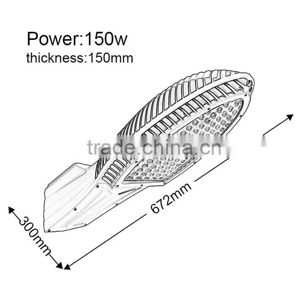 Good Feature Outdoor LED Street Light 150W With Epistar Chip photo-4