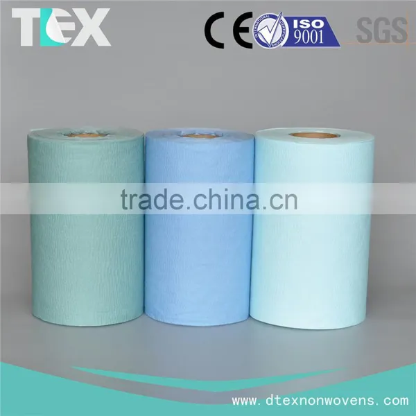 [TEXCLEAN] 55% Woodpulp 45% Polyester Nonwoven Material photo-5