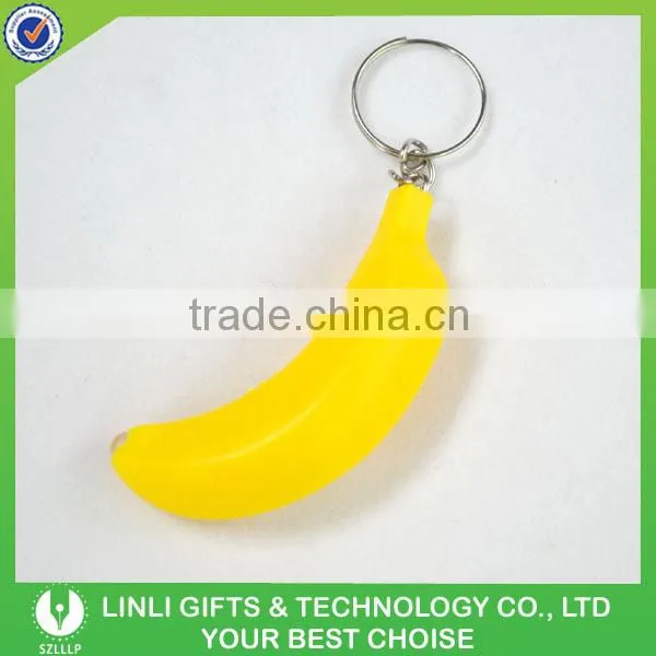 Brand Name Cheap Plastic Led Banana Keychain photo-2