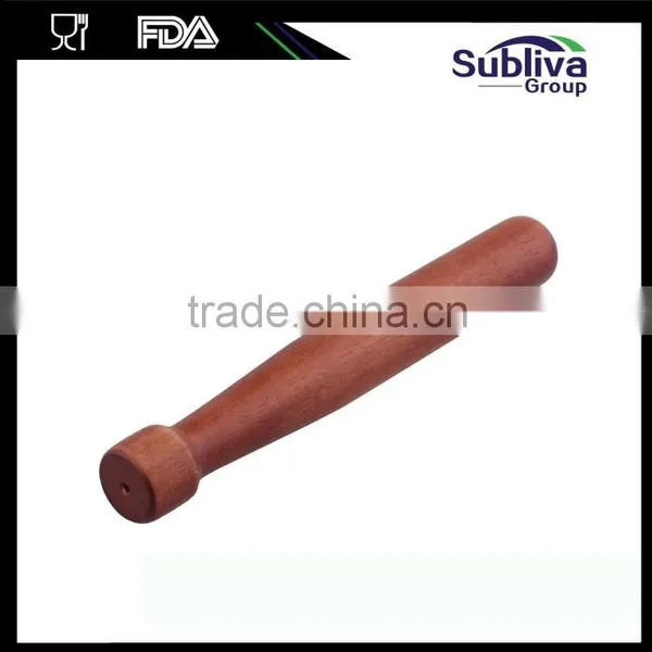 8 Inch Wooden Muddler, Cocktail Muddler
