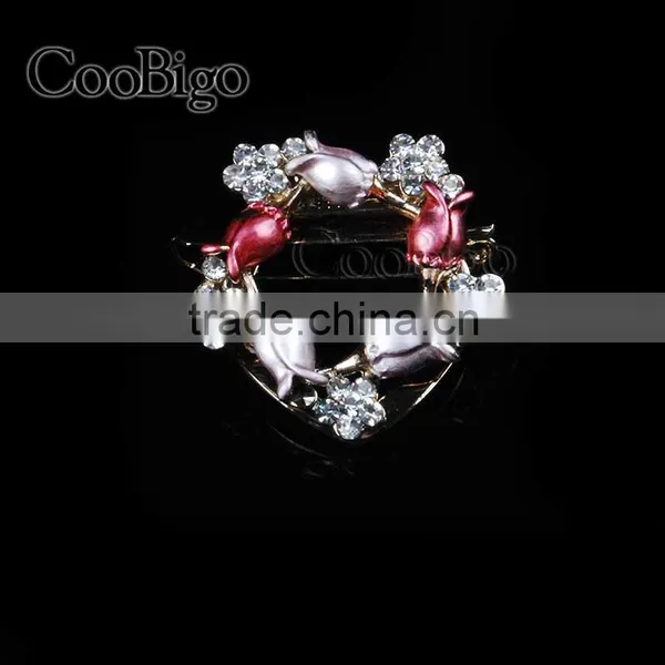 Fashion Jewelry Charming Lily Flower MC STONE Brooches Pin Women Gift Corsage Dresses Hijab Scarf Apparel Promotion Accessories photo-2