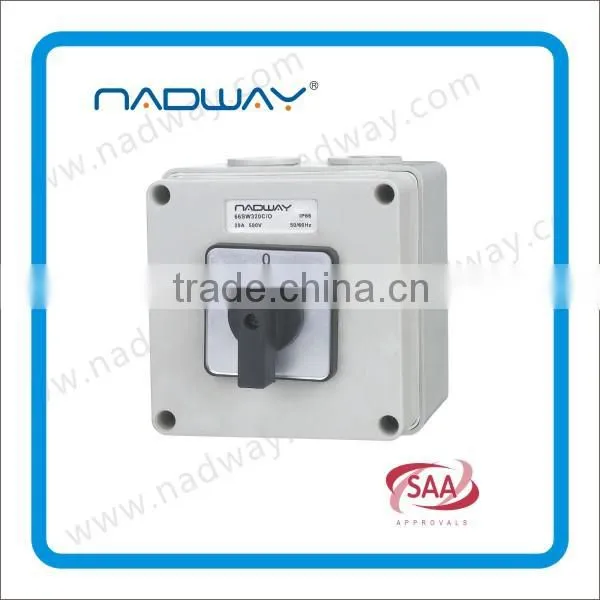 Gold Supplier NADWAY Product 2014 New Changeover and Reversing Switches SAA