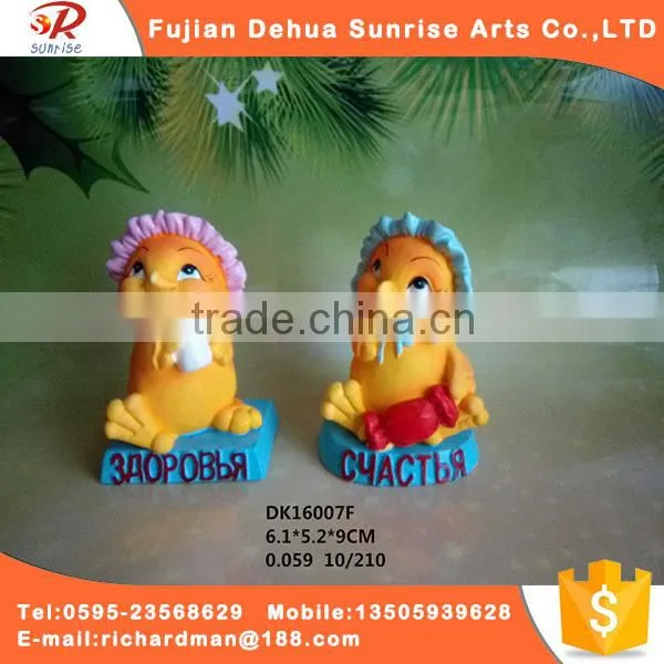 De Hua New Design Colorful Ceramic Cock Home Decoration