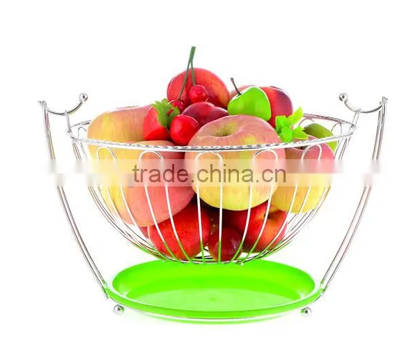 Stainless Steel Fruit Basket, Metal Wire Fruit Basket, Metal Fruit Basket LG-FT-001