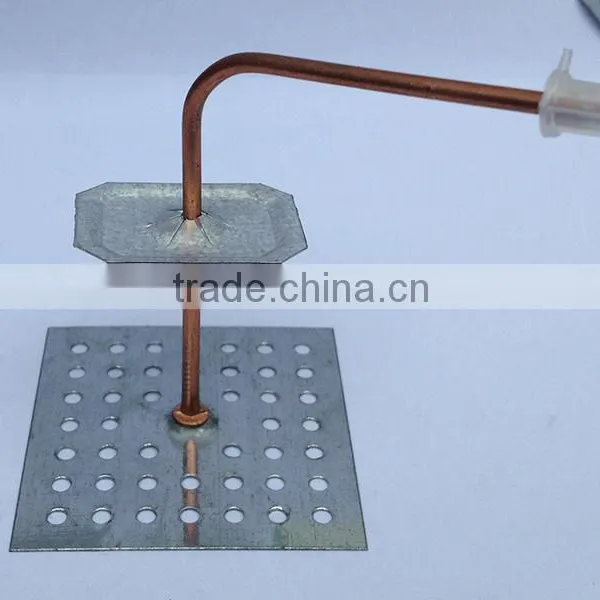 Copper/ Brass Plated Insulation Stick Pins With Plastic Cap& Washer photo-3