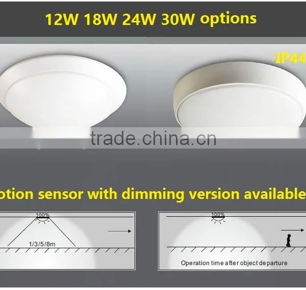 12w Led Oyster Bulkhead Light With Motion Sensor Ceiling Light Quality Choice photo-2