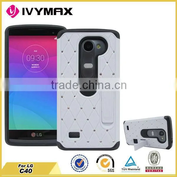 Hot Selling Models Diamond Stand Cover Case for lg C40 Leon photo-6