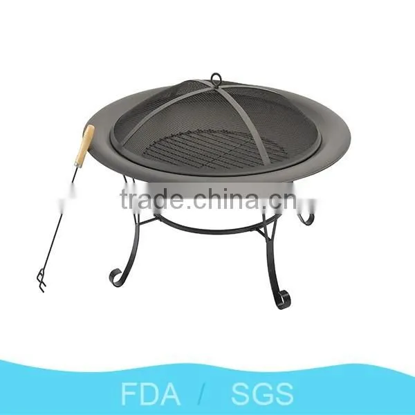 Bowl-shape Fashion Winter Wood Burning Fire Stove Heating Stove Steel Furnace Fire Pit for Family photo-2