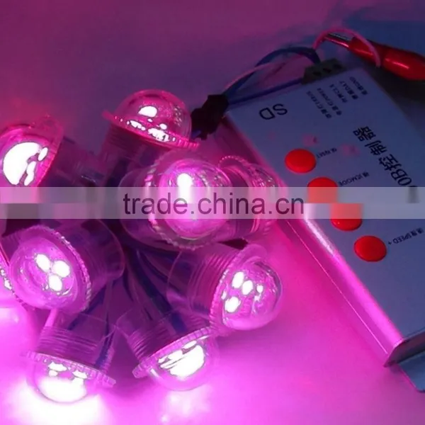 Pixel 3leds Rgb Led Point Light 26mm Outdoor Dc12v Clear Cover photo-3
