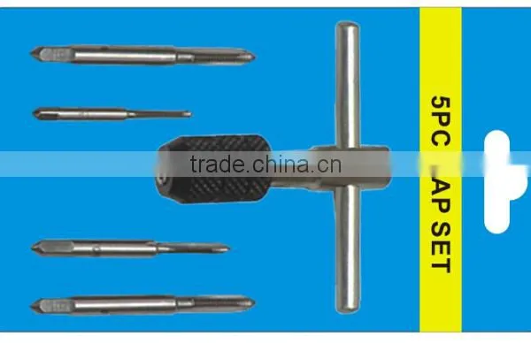 5PCS Mini Tool Set Small Tap Set With T Type Tap Wrench M3 M4 M5 M6 photo-6