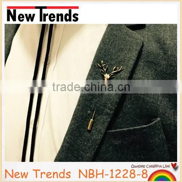 Wholesale Deer Shirt Collar Pins Alloy Deer Lapel Pin photo-5