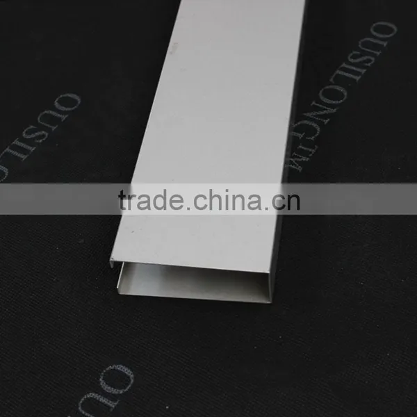 ISO Certificated Lightweight Ceiling Aluminum Suspended Slat Ceiling Material photo-2