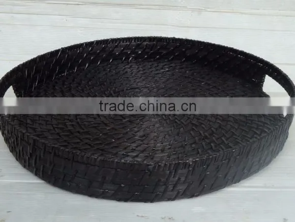 Round Rattan Tray photo-2