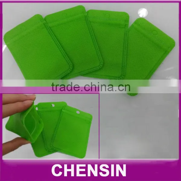 Double Side Non-woven Materials Packaging Bag Jewellery Gift Accessories Zip Lock Bags photo-3