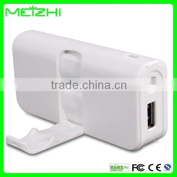 2015 Promotional Items Bracket Power Bank , Folding Protable Mobile Charger