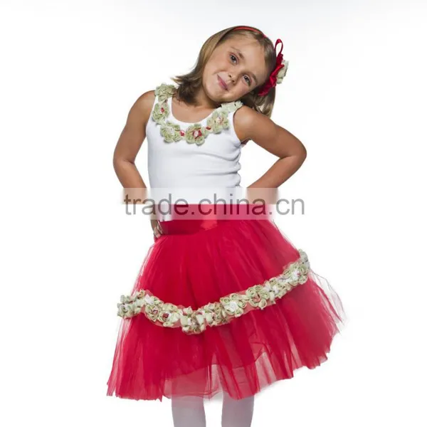 Casual Flowers Girl Dress Pattern Party Wholesale Sleeveless Tulle Lace Flower and Sation Flower Girl Dress Flower Girl Dress photo-5