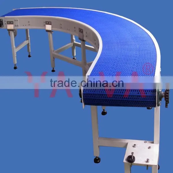 180 Degree Modular Conveyor / Modular Plastic Conveyor Belt Line photo-4