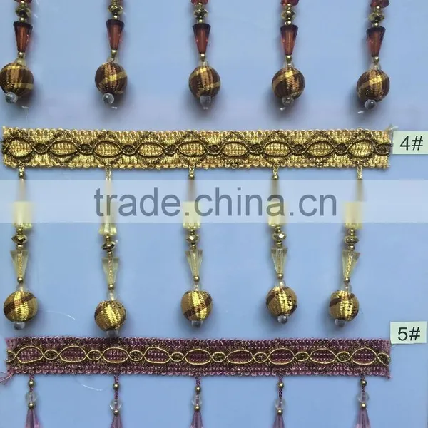 [YZLACE] Tassels Lace Curtains Wholesale 10094 photo-2