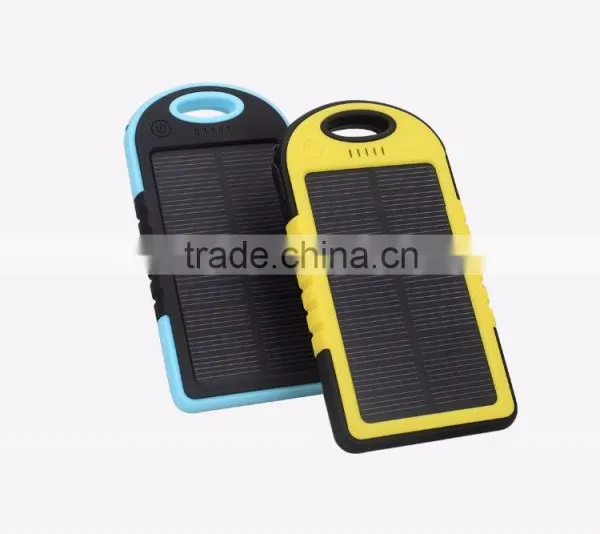 Portable 4000mah Solar Power Bank for Mobile Phones
