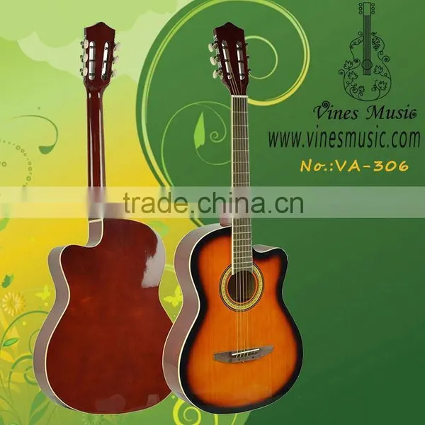 39inch Vintage Guitar Spruce Acoustic Electric Guitar