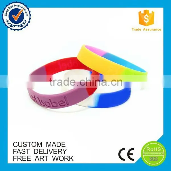 High Quality Printed Souvenir Football Silicone Bracelet photo-6