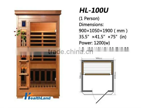 New Series Sale Season Luxury Red Cedar Household Infrared Sauna
