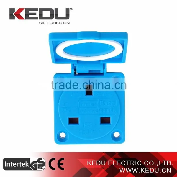 KEDU Hot Sale British Plug and Socket IP54 13A 250V photo-2
