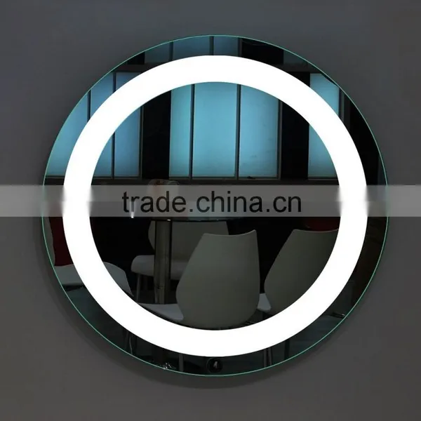 T9 Fluorescent Circle Illuminated Backlit Bathroom Mirror photo-2