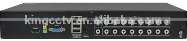 2016 Top 10 H.264 4/8/16CH Effio 960H & IP 1U Hybrid DVR photo-3