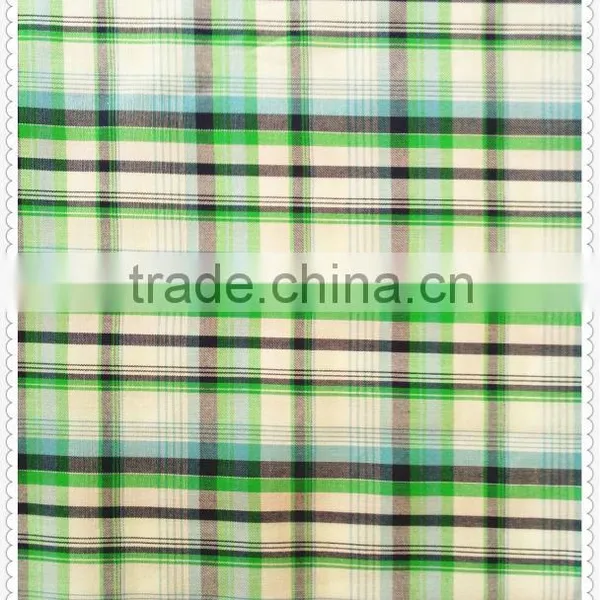 100% Cotton Yarn Dyed Check Fabric for Kids' Clothes photo-3