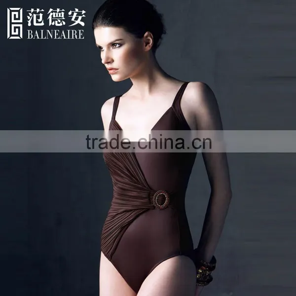 Balneaire Coffe Color Top Selling Products 2016 Sexy Women's Swimwear
