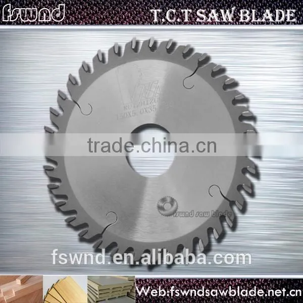 High Efficiency Adjustable Slot Tct Circular Saw Blades for Scoring photo-3