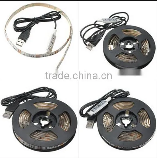 50cm/100cm/150cm/200cm LED USB LED Strip Light / Led Strip With USB Cable / Led Flexible Strip Light photo-5